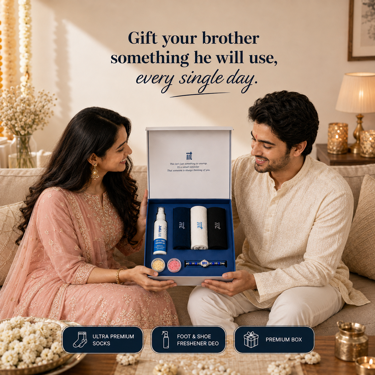 MYTIPE Raksha Bandhan Gift Box for Brother