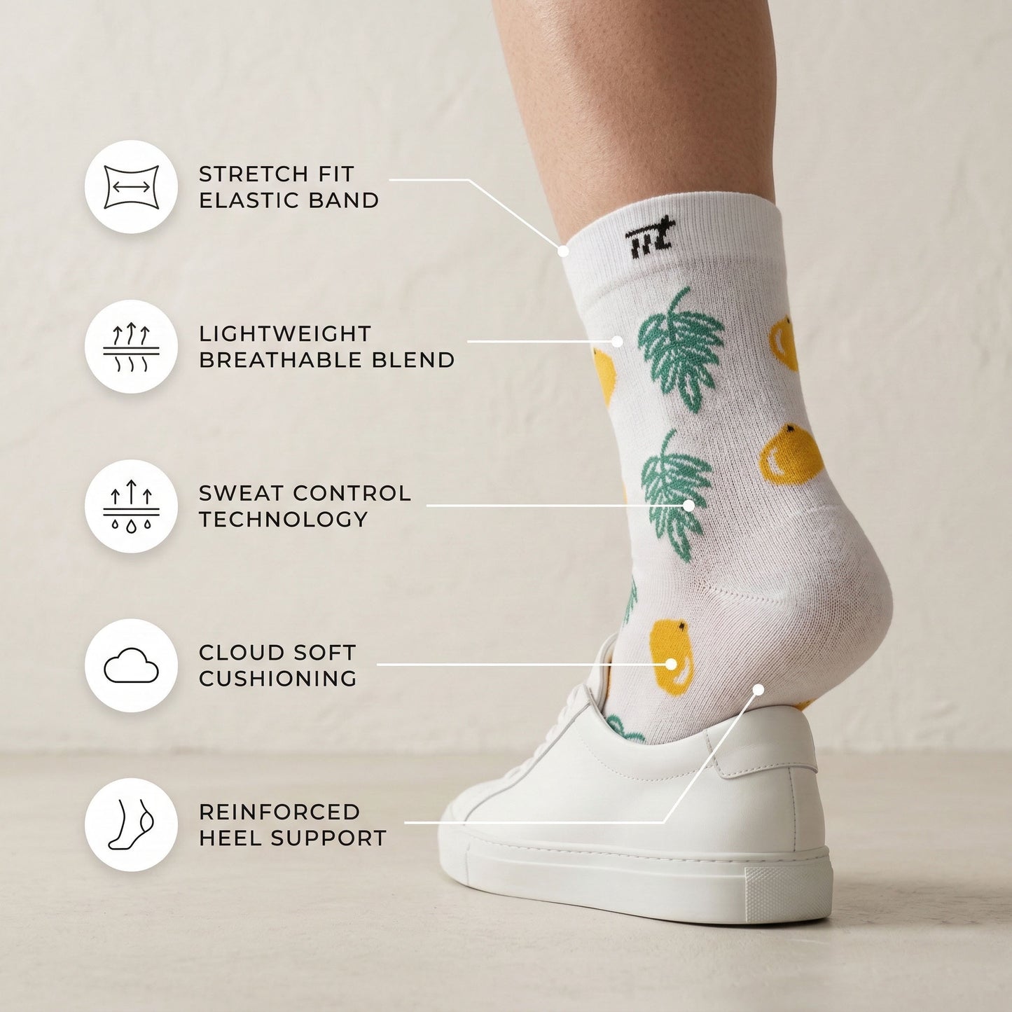 Unisex Mango Grove | Ankle Socks
